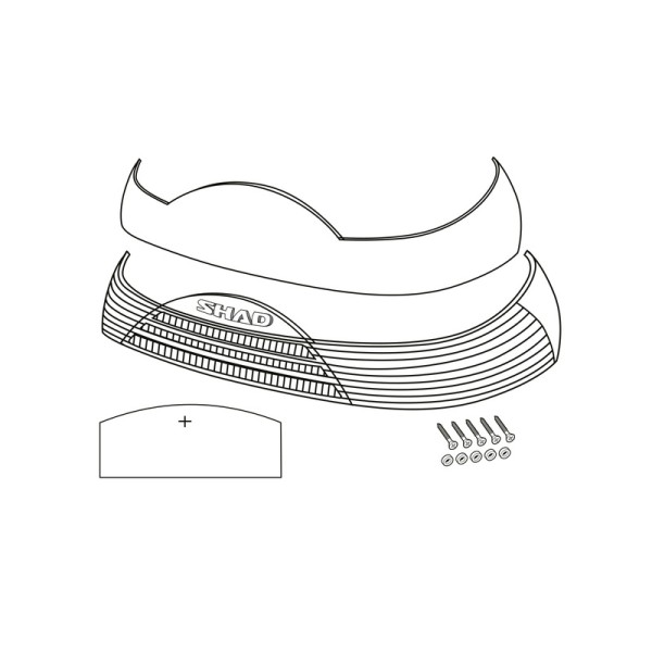 SHAD REFLECTOR SH46 RED
