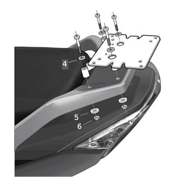 SHAD FITTING KIT TOP MASTER