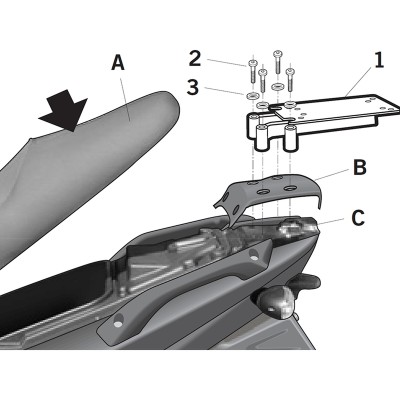 SHAD FITTING KIT TOP MASTER
