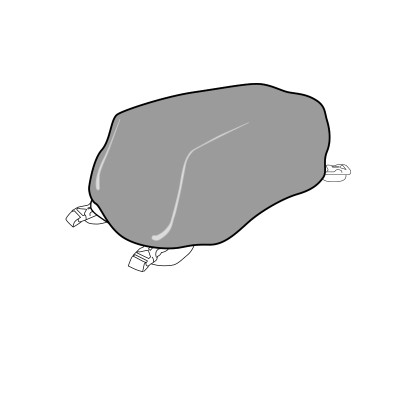 SHAD RAIN COVER SMALL TANK BAG