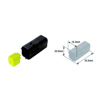 TOURM COUPLER 070WP MALE X5