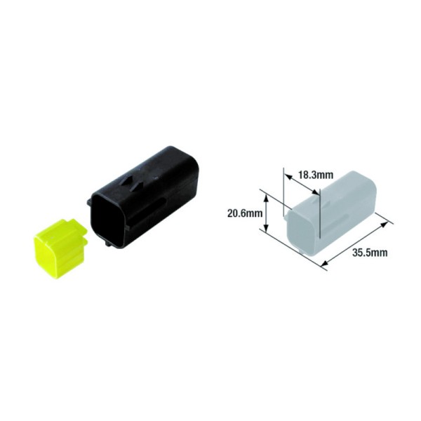 TOURM COUPLER 070WP MALE X5