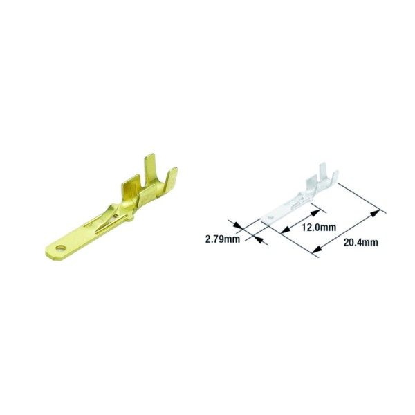 TOURM TERMINAL PIN 110 MALE X100