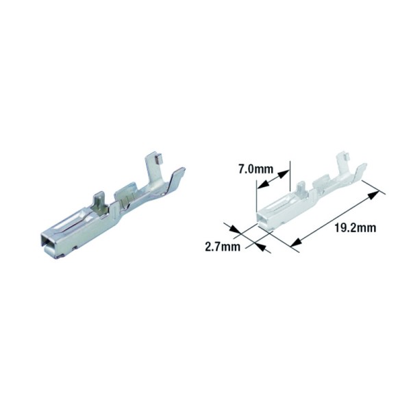 TOURM TERMINAL PIN 070WP FEMALE X50