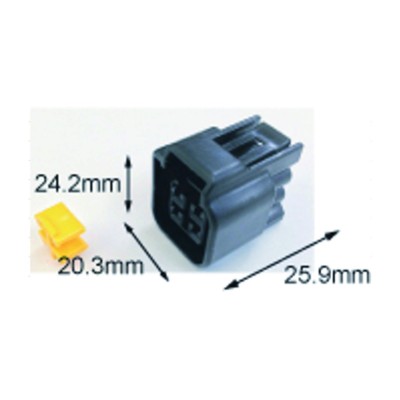 TOURM COUPLER 090WP FEMALE X10