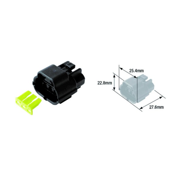 TOURM COUPLER 070WP FEMALE X5