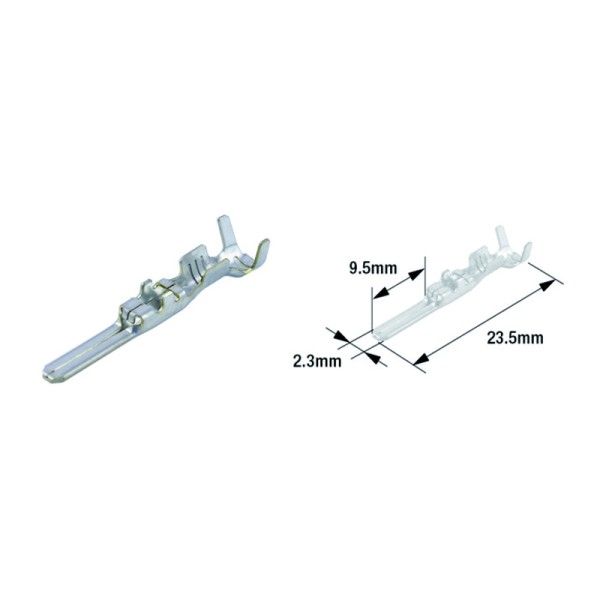 TOURM TERMINAL PIN 090WP MALE X50