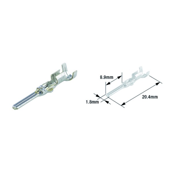 TOURM TERMINAL PIN 070WP MALE X50