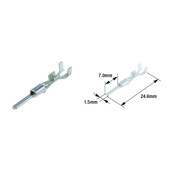 TOURM TERMINAL PIN 060WP MALE X50