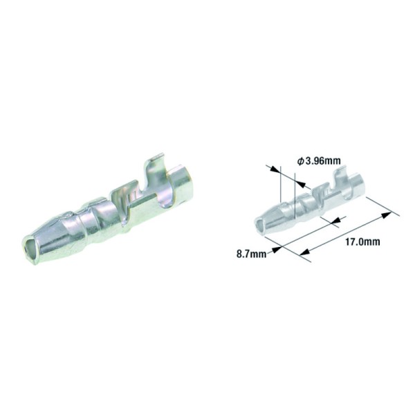 TOURM TERMINAL PIN UNIVERSAL MALE X100
