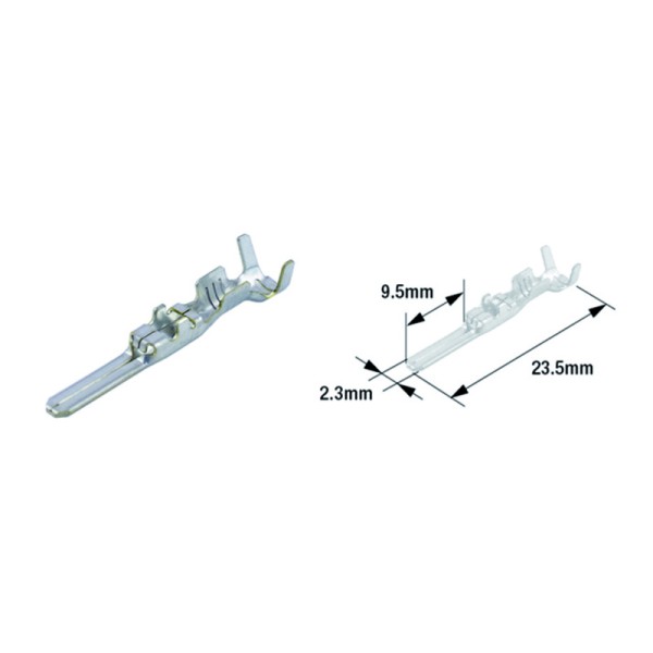 TOURM TERMINAL PIN 090WP MALE X50