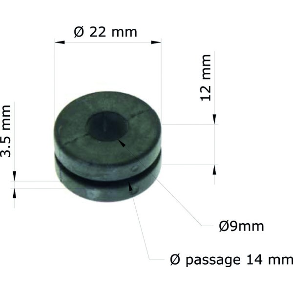 TOURM GROMMETS OEM: 17245-107-010