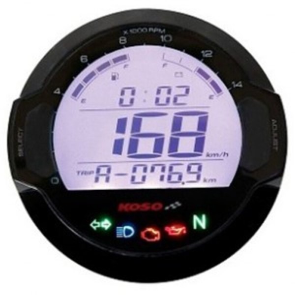 KOSO COUNTER MULTI D64 DL-03S BLACK