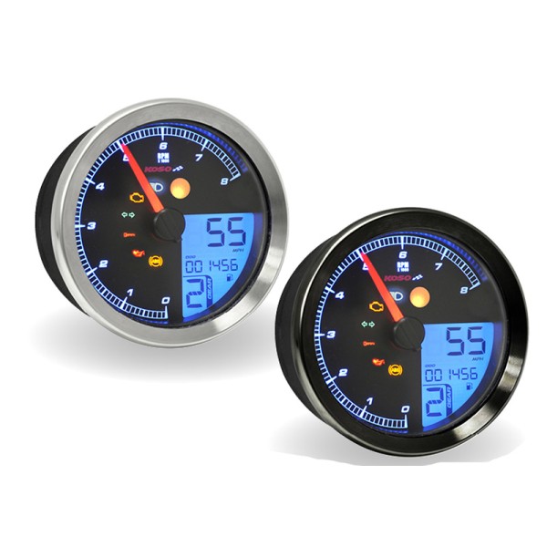 KOSO COUNTER SPEED - HD-01 CHROME
