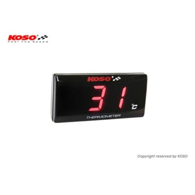 KOSO SUPERSLIM METER RED