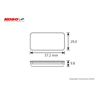 KOSO SLIM METER VOLT+THER