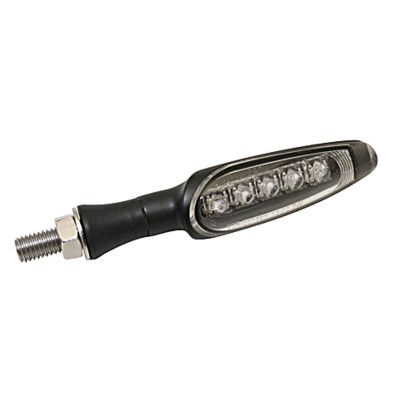 KOSO LED FLASH MATT BLK E PC