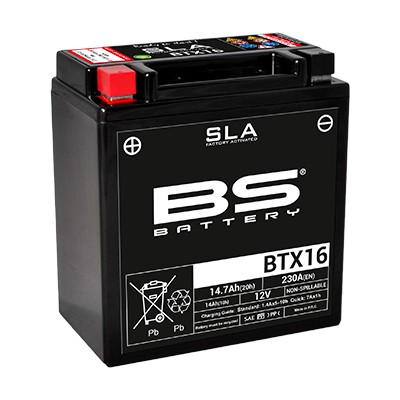 BATERIA BS BTX16 (FA) SLA -...