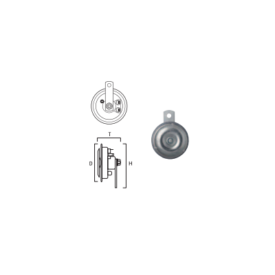 CLAXON "FLOSSER" 12V D70...